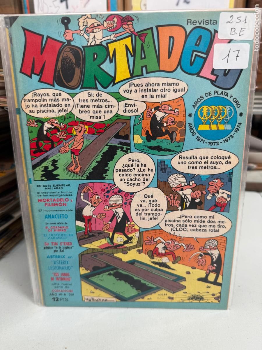 Tebeos: MORTADELO EDITORIAL BRUGUERA NUMERO 251