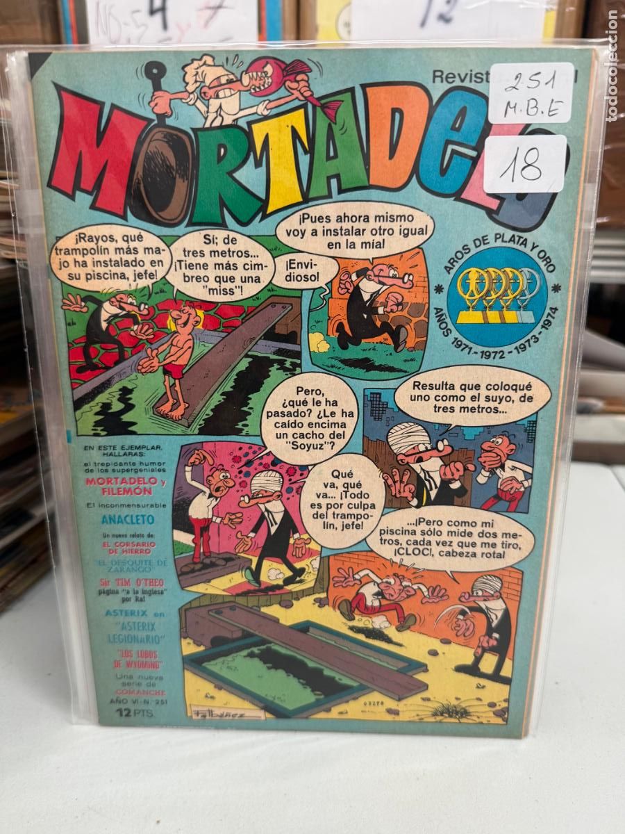 Tebeos: MORTADELO EDITORIAL BRUGUERA NUMERO 251