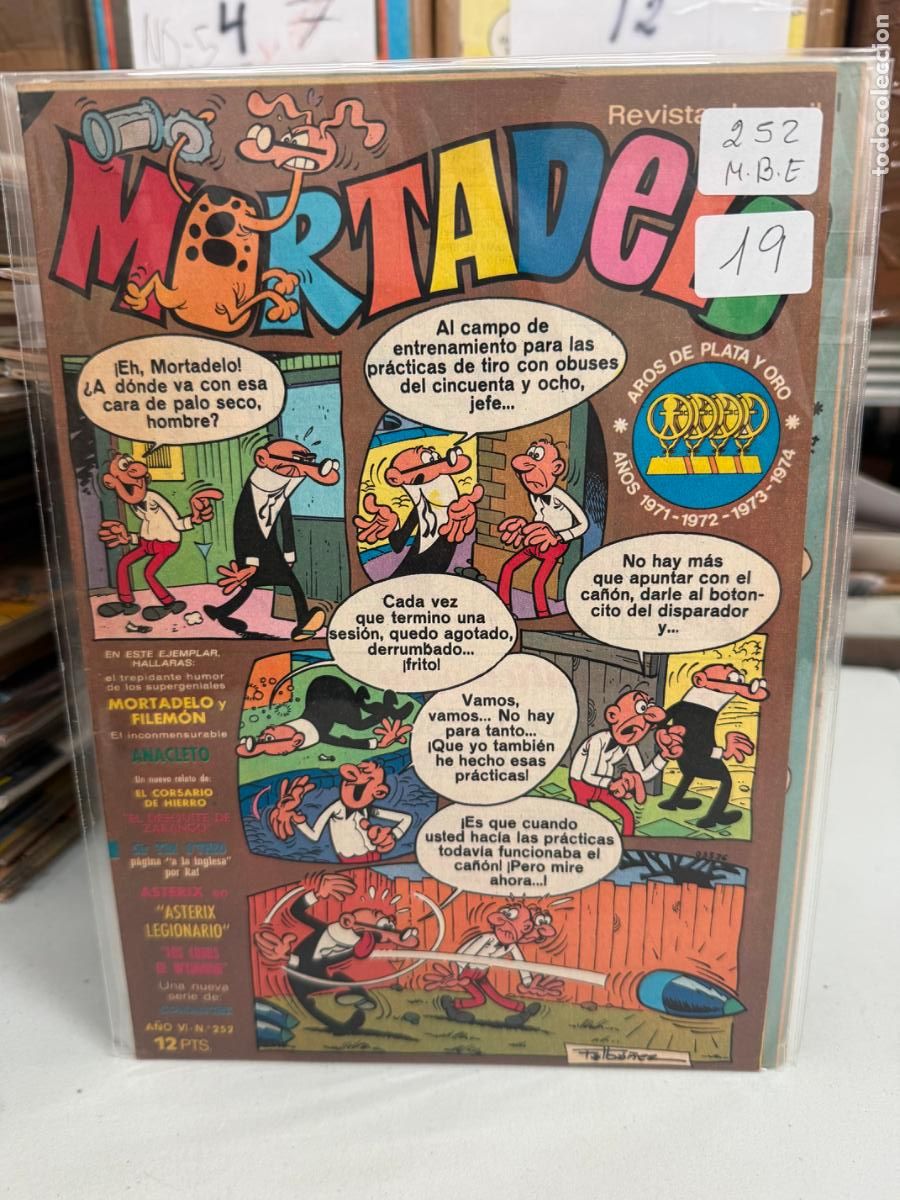 Tebeos: MORTADELO EDITORIAL BRUGUERA NUMERO 252