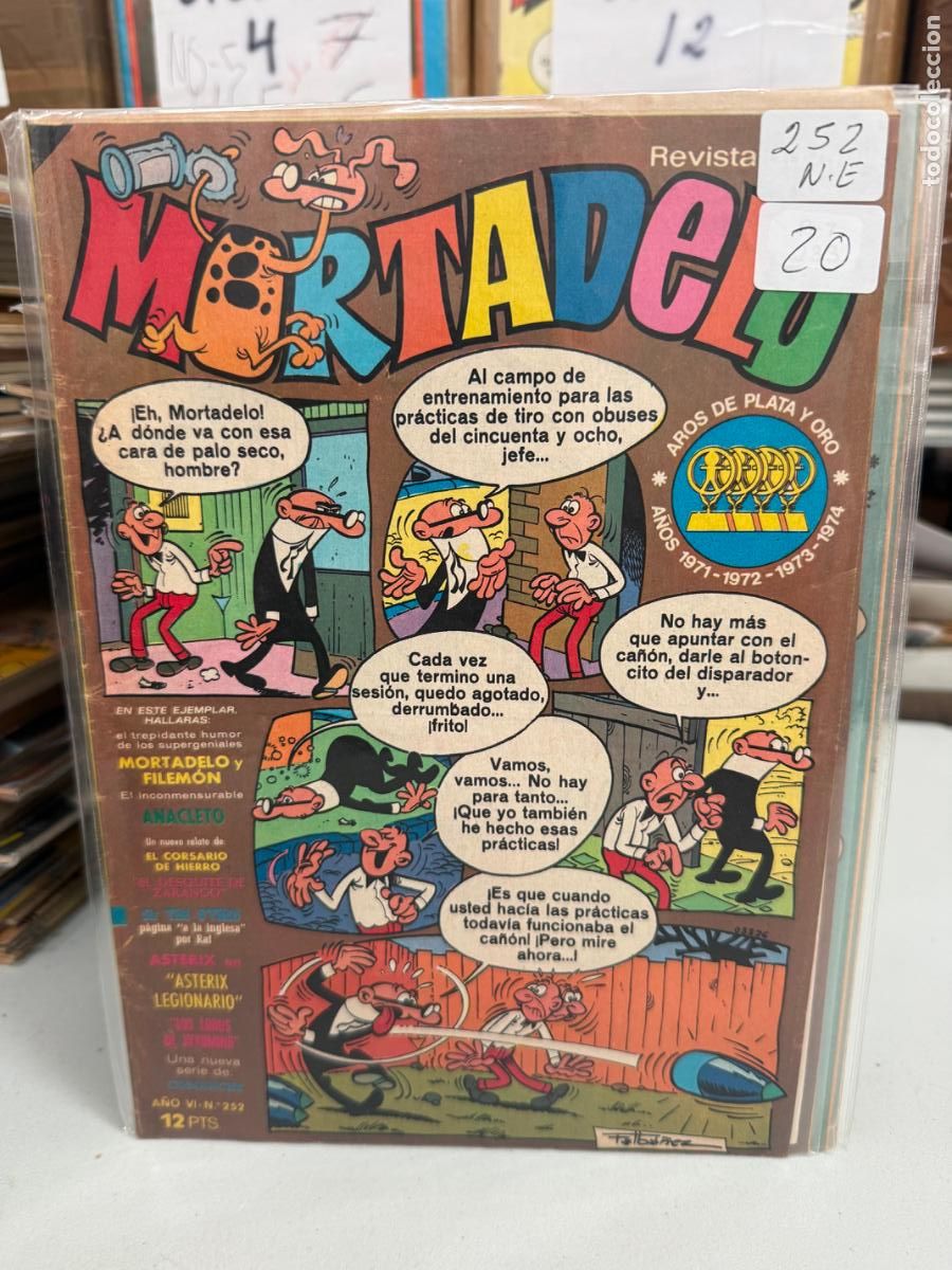 Tebeos: MORTADELO EDITORIAL BRUGUERA NUMERO 252