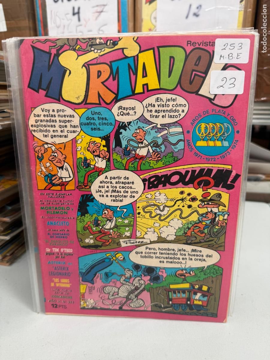 Tebeos: MORTADELO EDITORIAL BRUGUERA NUMERO 253