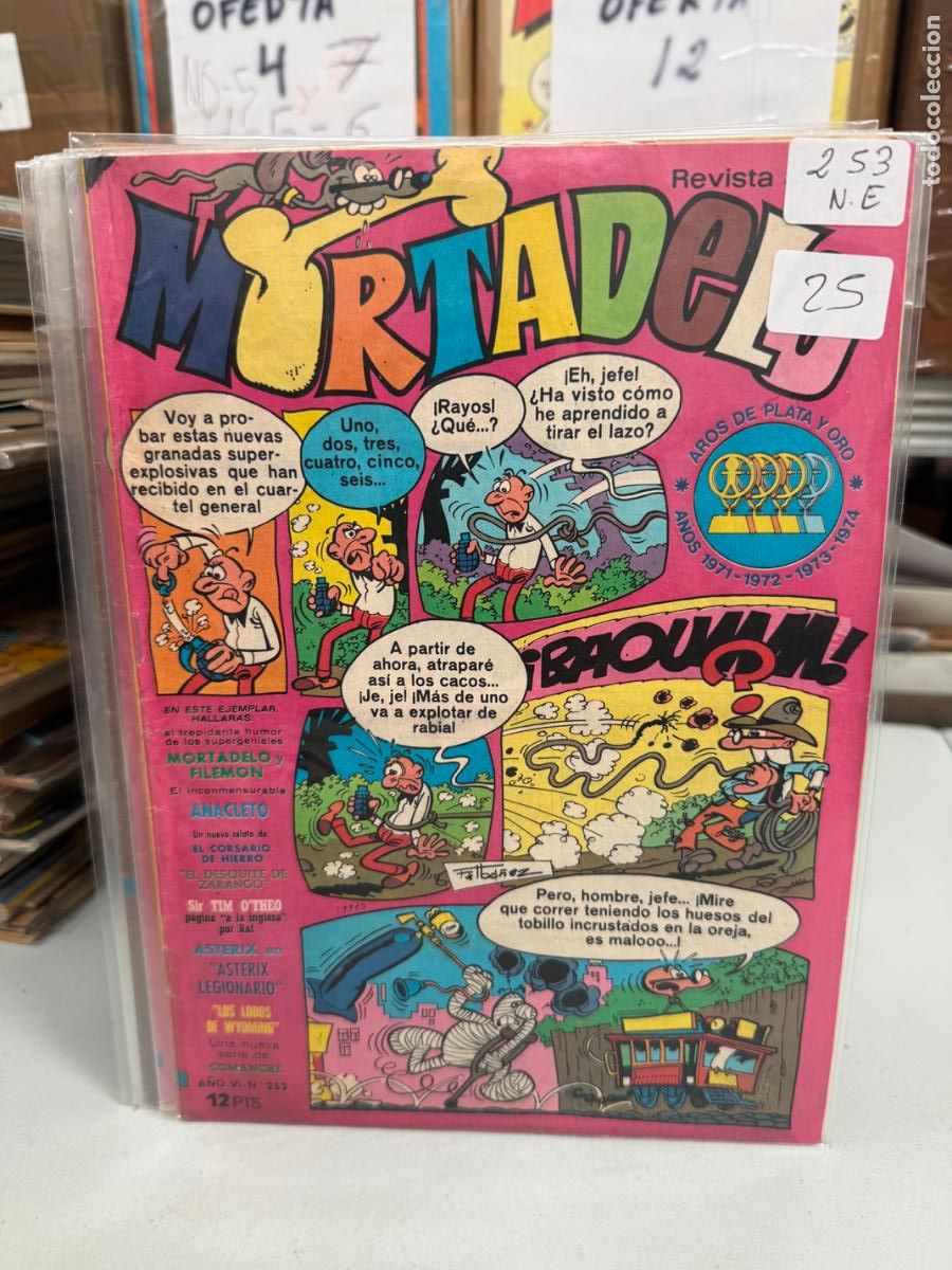 Tebeos: MORTADELO EDITORIAL BRUGUERA NUMERO 253