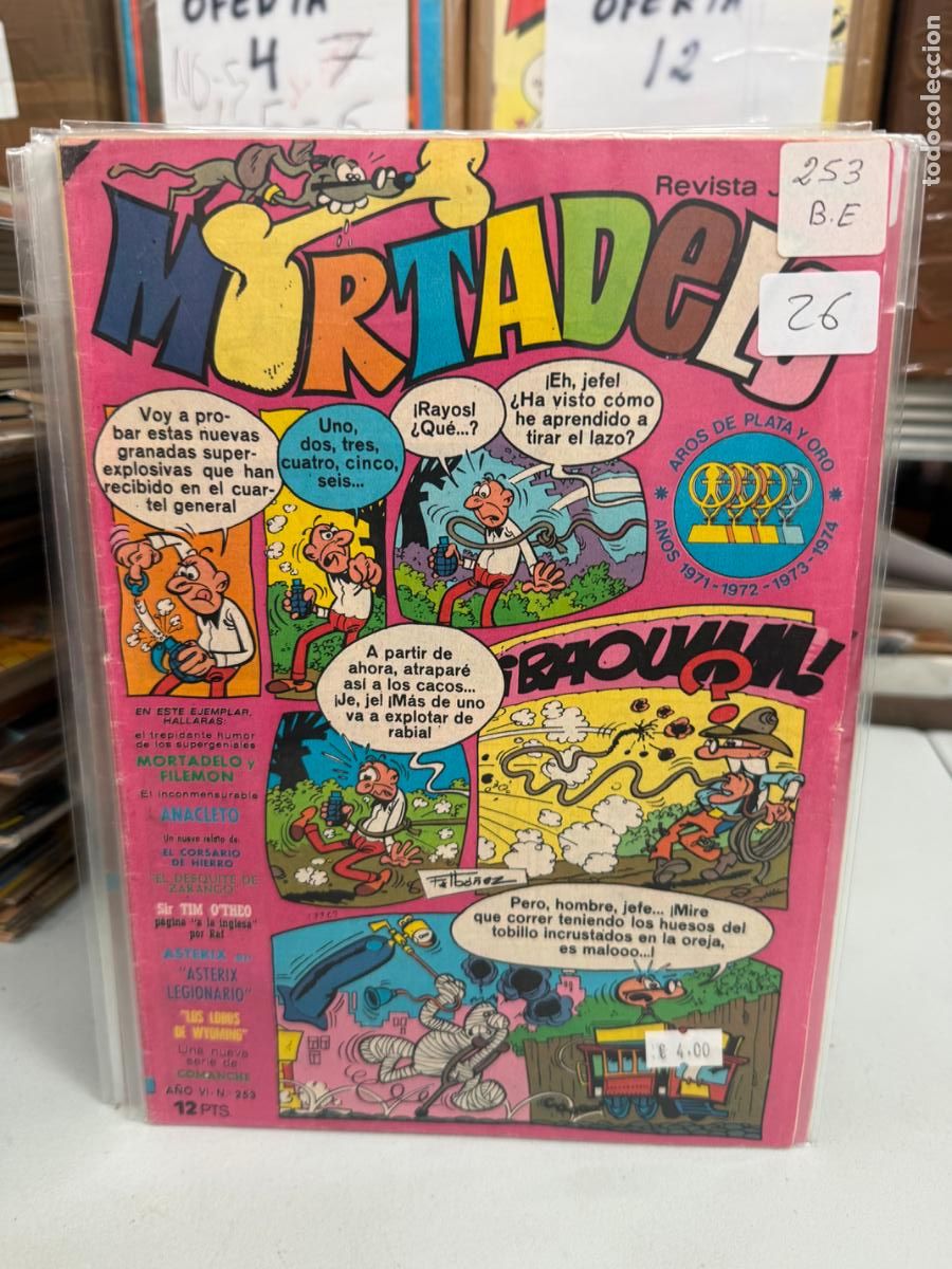 Tebeos: MORTADELO EDITORIAL BRUGUERA NUMERO 253