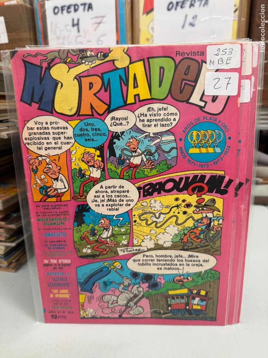 Tebeos: MORTADELO EDITORIAL BRUGUERA NUMERO 253