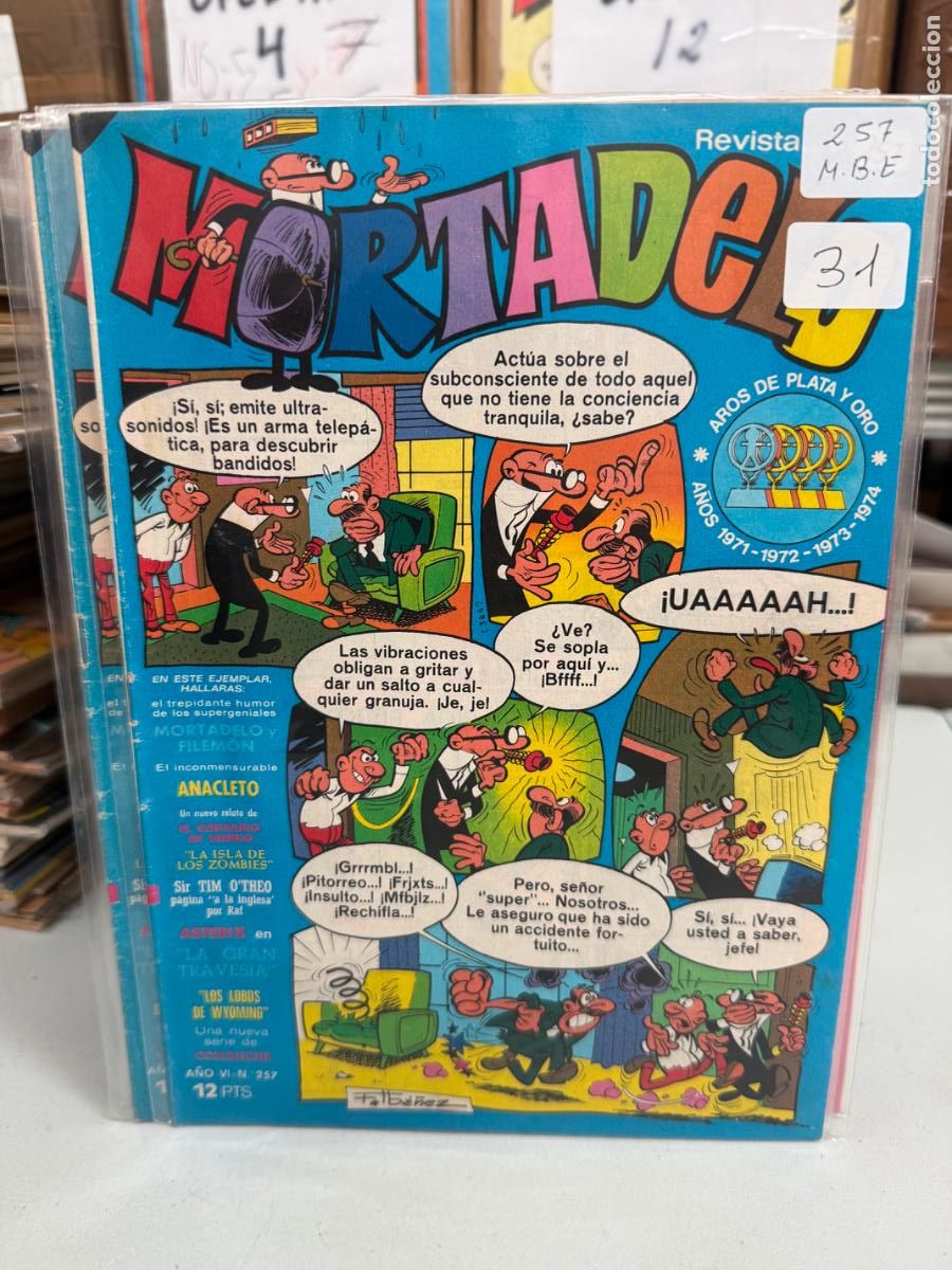 Tebeos: MORTADELO EDITORIAL BRUGUERA NUMERO 257