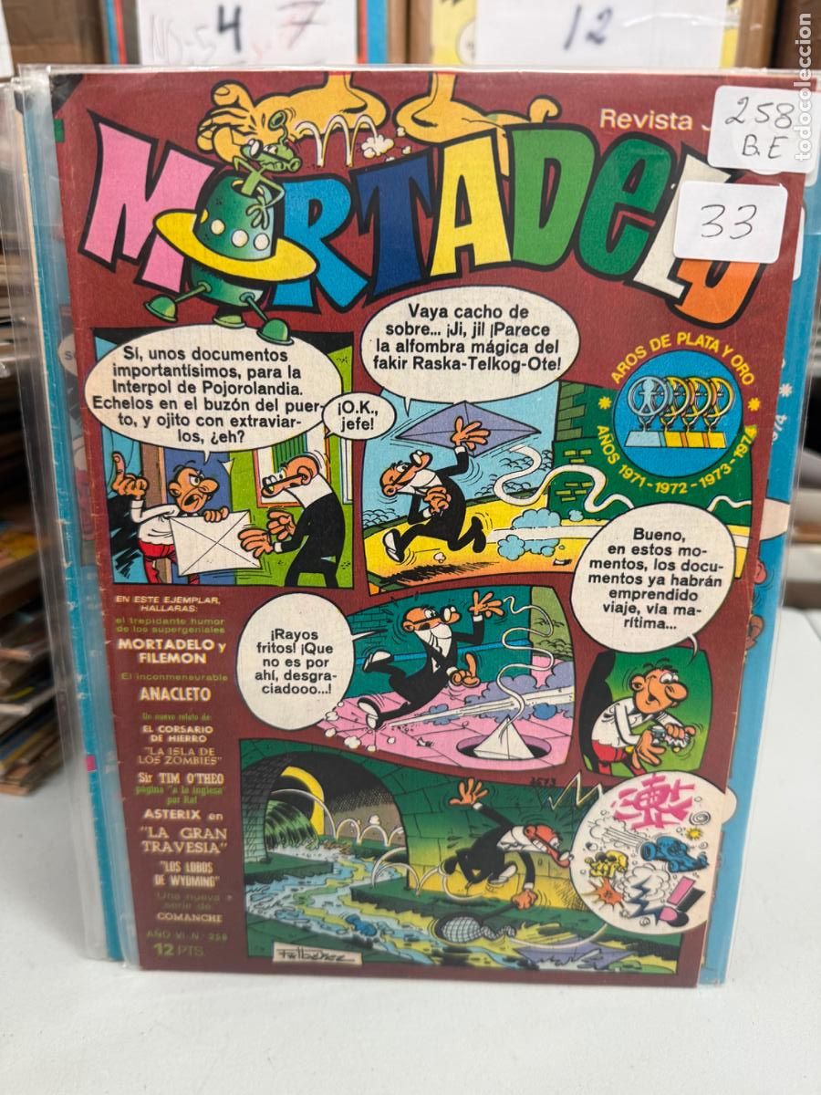 Tebeos: MORTADELO EDITORIAL BRUGUERA NUMERO 258
