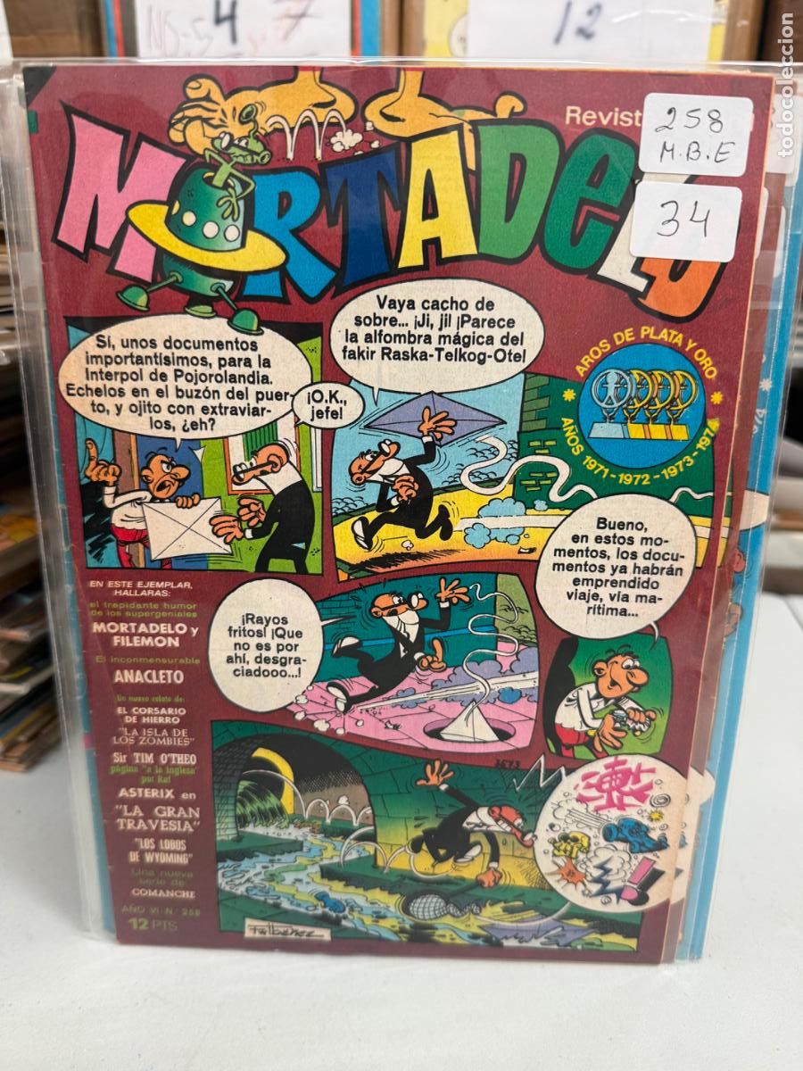 Tebeos: MORTADELO EDITORIAL BRUGUERA NUMERO 258