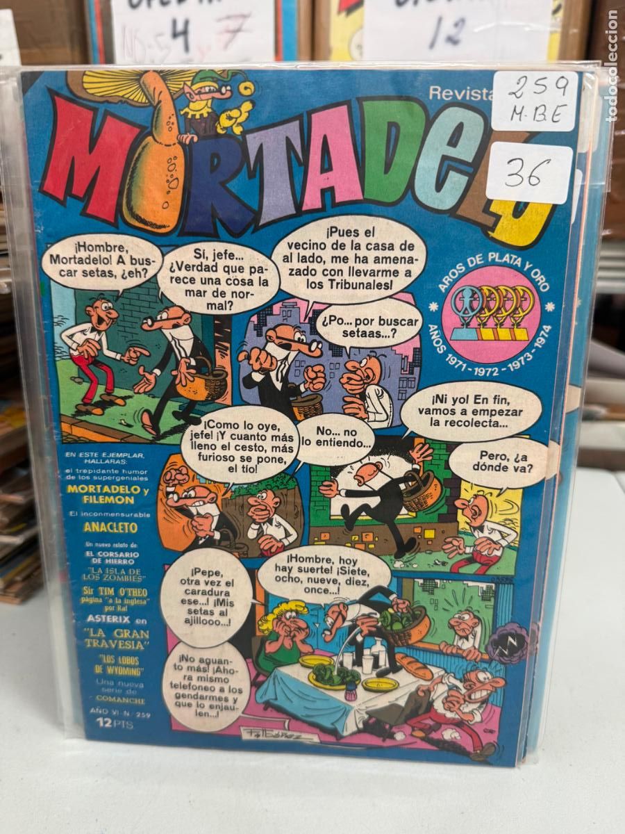 Tebeos: MORTADELO EDITORIAL BRUGUERA NUMERO 259