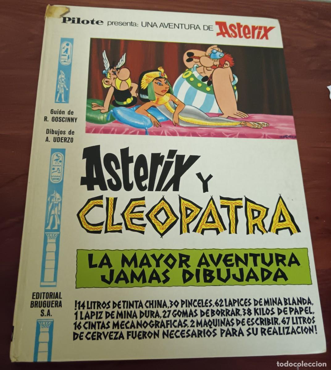 Tebeos: ASTERIX Y CLEOPATRA GOSCINNY UDERZO PILOTE EDITORIAL BRUGUERA A&Ntilde;O 1969