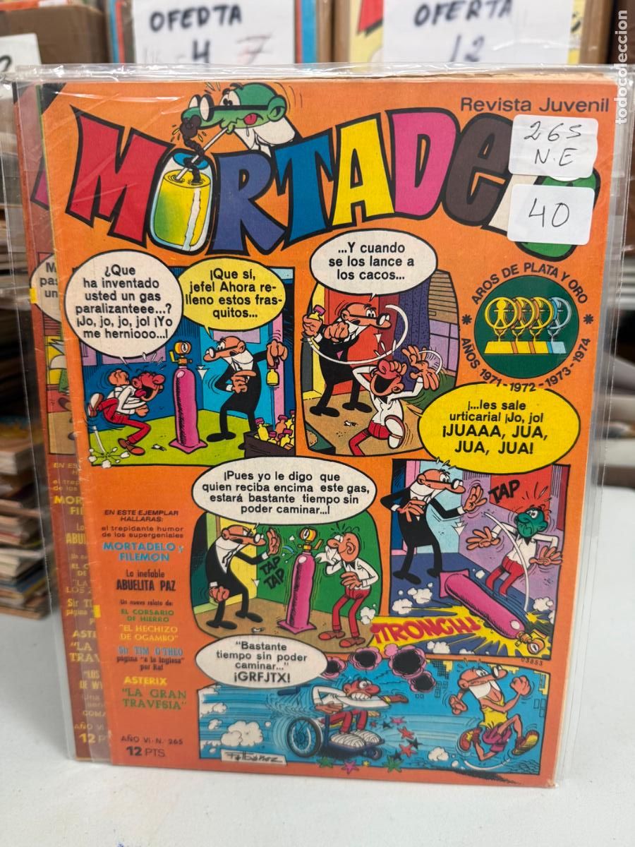 Tebeos: MORTADELO EDITORIAL BRUGUERA NUMERO 265