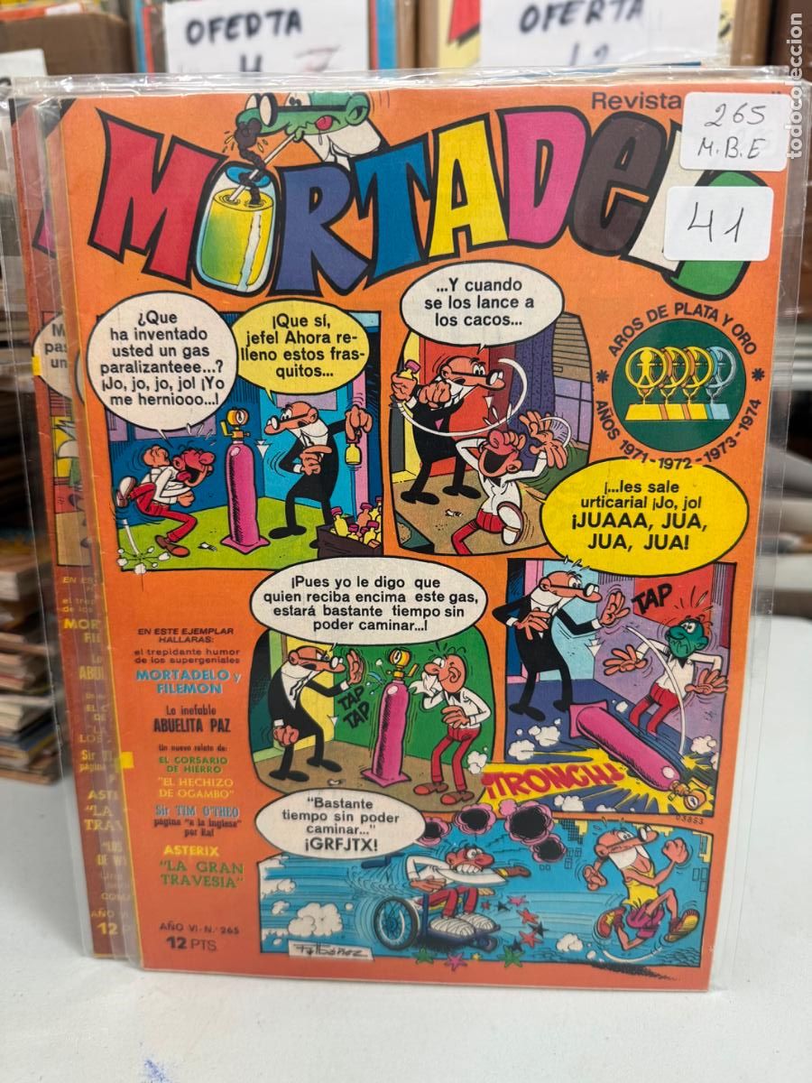 Tebeos: MORTADELO EDITORIAL BRUGUERA NUMERO 265