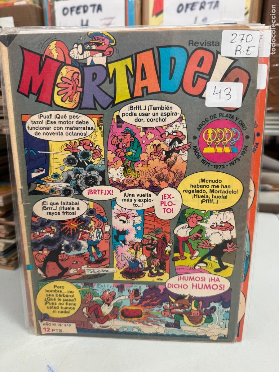 Tebeos: MORTADELO EDITORIAL BRUGUERA NUMERO 270