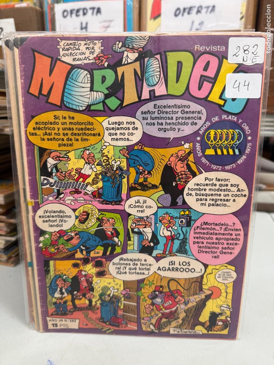 Tebeos: MORTADELO EDITORIAL BRUGUERA NUMERO 282