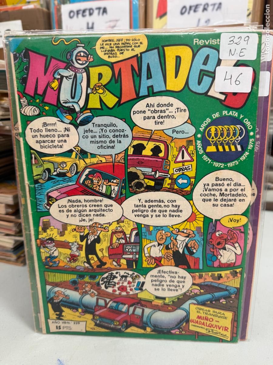 Tebeos: MORTADELO EDITORIAL BRUGUERA NUMERO 329