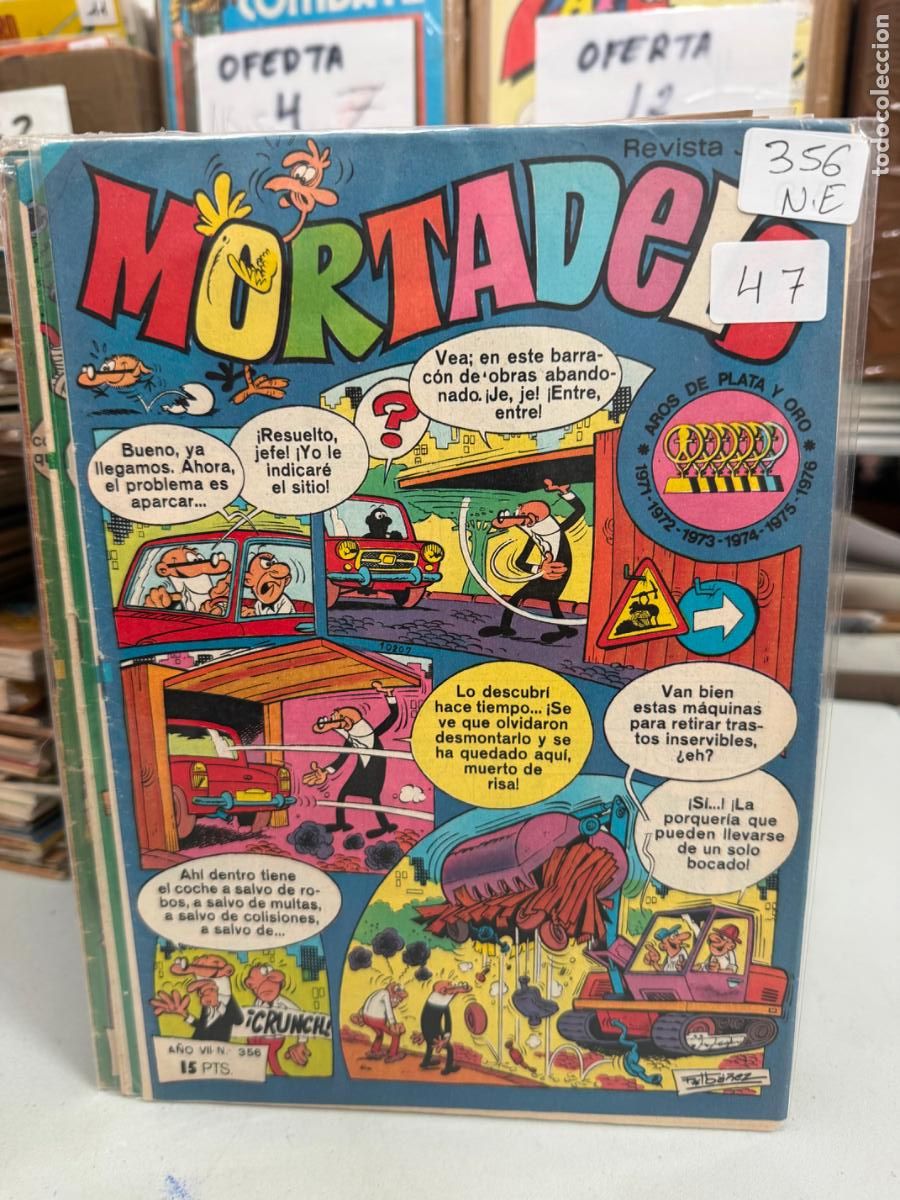 Tebeos: MORTADELO EDITORIAL BRUGUERA NUMERO 356
