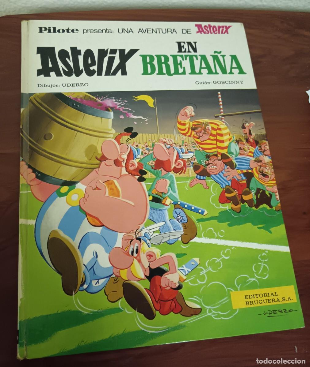 Tebeos: ASTERIX EN BRETA&Ntilde;A GOSCINNY UDERZO PILOTE EDITORIAL BRUGUERA A&Ntilde;O 1969