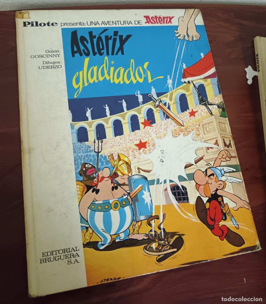 Tebeos: ASTERIX GLADIADOR GOSCINNY UDERZO PILOTE EDITORIAL BRUGUERA A&Ntilde;O 1968