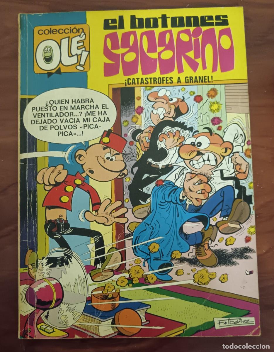 Tebeos: EL BOTONES SACARINO &iexcl;CAT&Aacute;STROFES A GRANEL! COLECCI&Oacute;N OL&Eacute; N&ordm; 80 EDITORIAL BRUGUERA A&Ntilde;O 1973