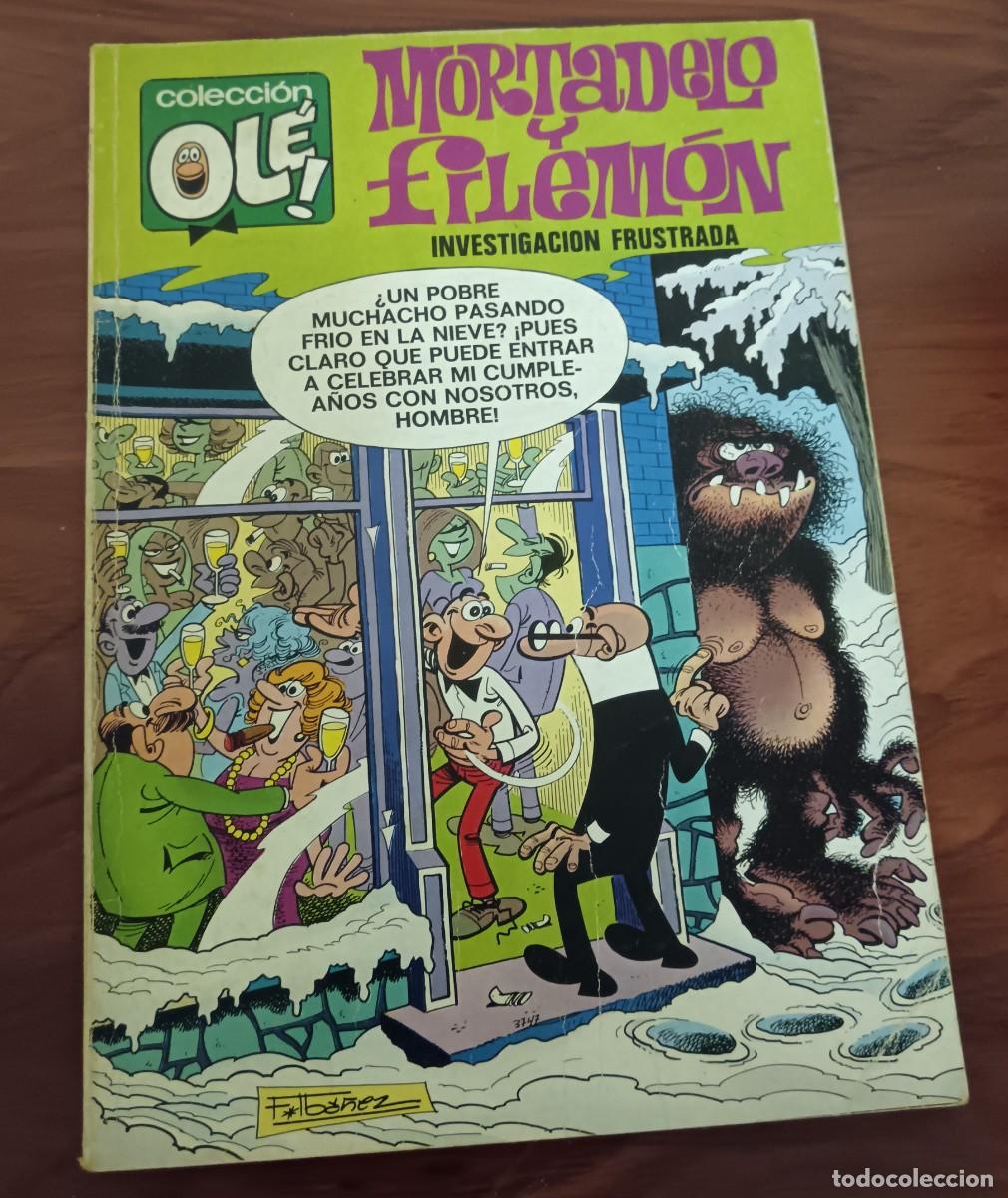 Tebeos: MORTADELO Y FILEM&Oacute;N INVESTIGACI&Oacute;N FRUSTRADA COLECCI&Oacute;N OL&Eacute; EDITORIAL BRUGUERA A&Ntilde;O 1975