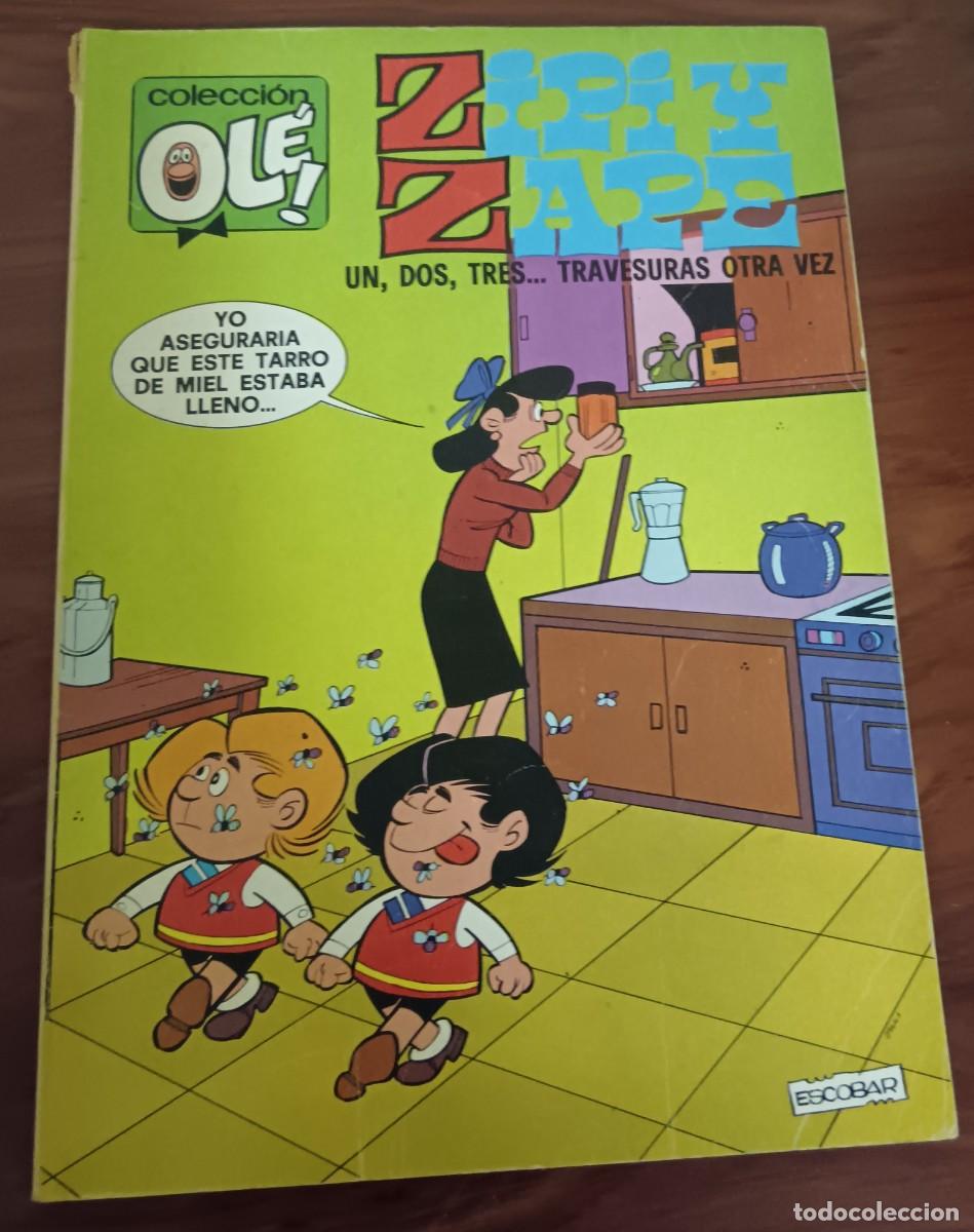 Tebeos: ZIPI Y ZAPE UN, DOS, TRES... TRAVESURAS OTRA VEZ COLECCI&Oacute;N OL&Eacute; N&ordm; 129 EDITORIAL BRUGUERA A&Ntilde;O 1977
