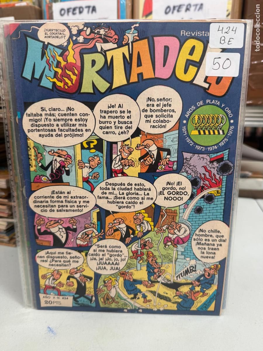 Tebeos: MORTADELO EDITORIAL BRUGUERA NUMERO 424