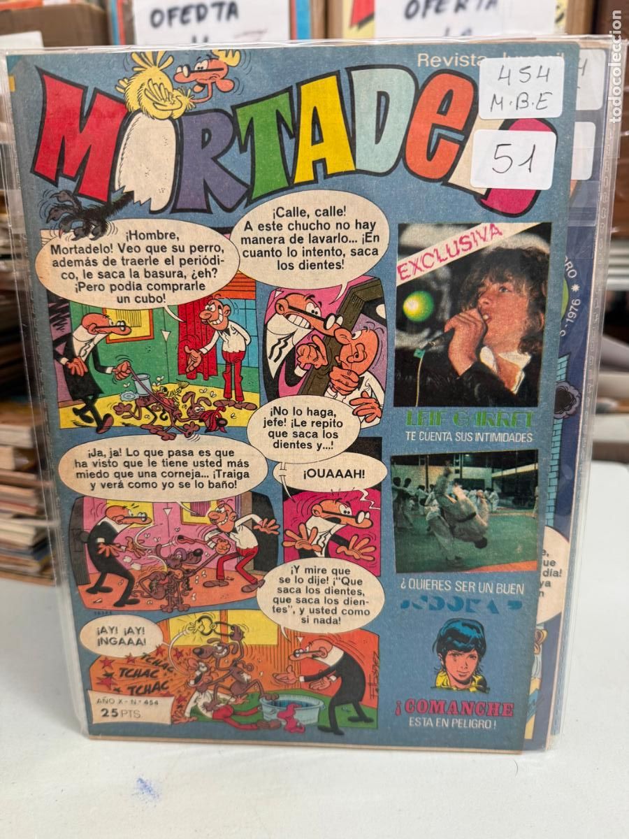 Tebeos: MORTADELO EDITORIAL BRUGUERA NUMERO 454