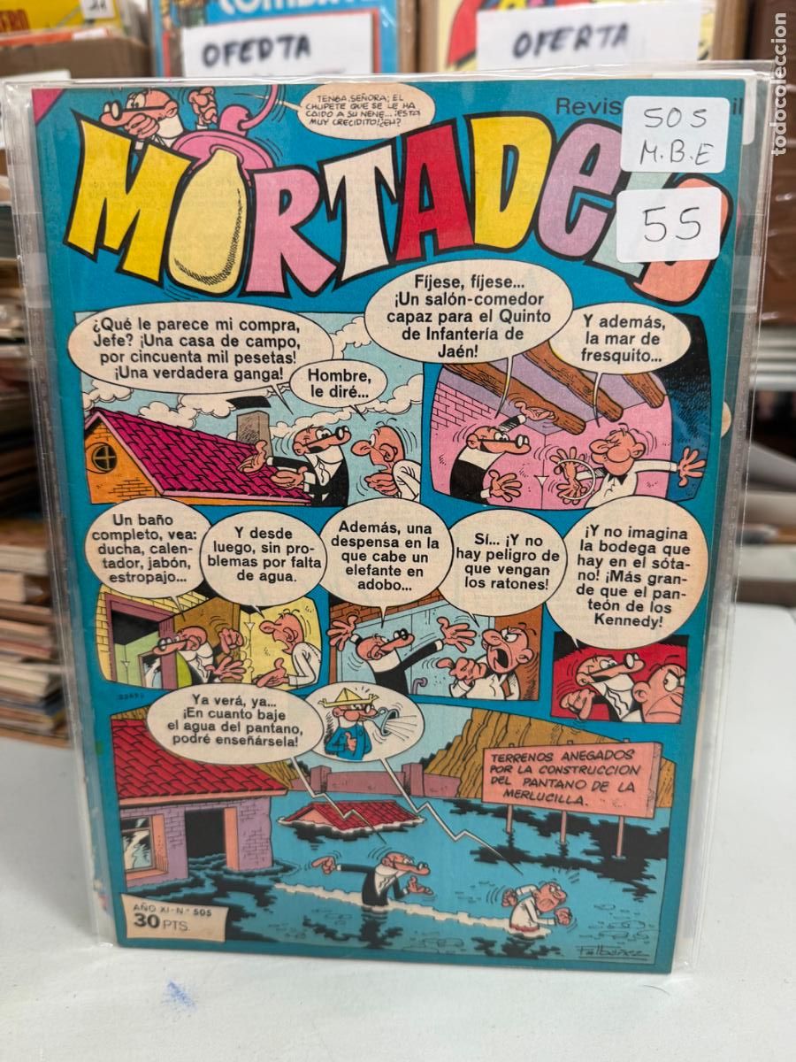 Tebeos: MORTADELO EDITORIAL BRUGUERA NUMERO 505
