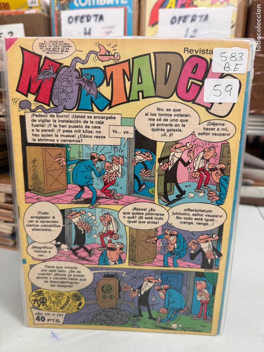 Tebeos: MORTADELO EDITORIAL BRUGUERA NUMERO 583