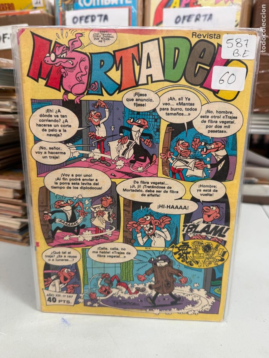 Tebeos: MORTADELO EDITORIAL BRUGUERA NUMERO 587
