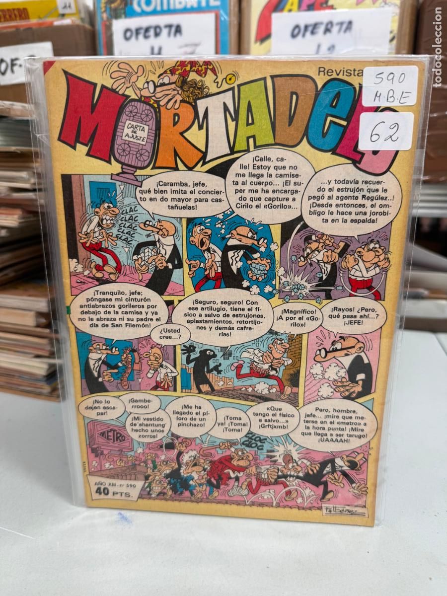 Tebeos: MORTADELO EDITORIAL BRUGUERA NUMERO 590