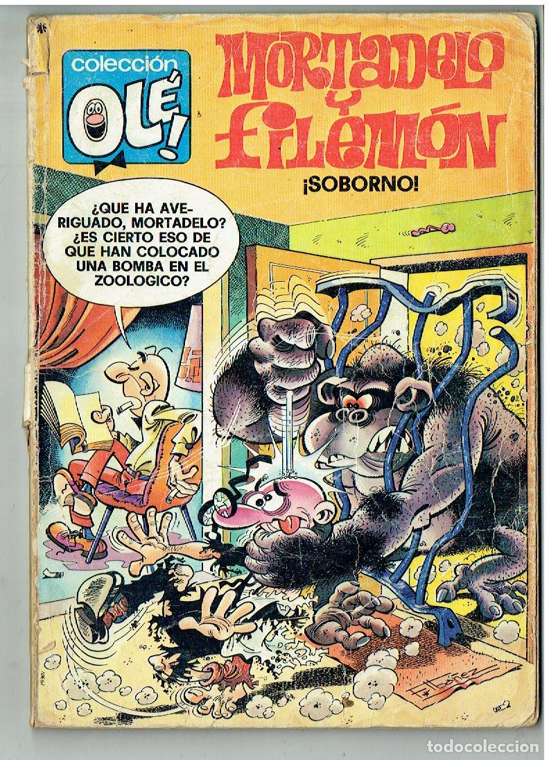 Tebeos: OL&Eacute;. N&ordm; 141. MORTADELO Y FILEM&Oacute;N. &iexcl;SOBORNO!. BRUGUERA, 1&ordf; EDC 1977. (B/39.3 RUM)