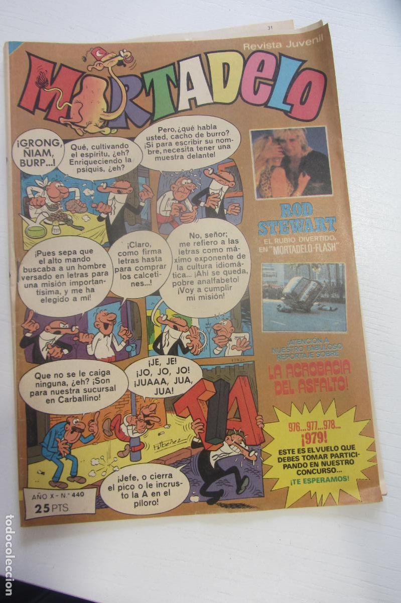 Tebeos: MORTADELO N&ordm; 440 BRUGUERA arx208