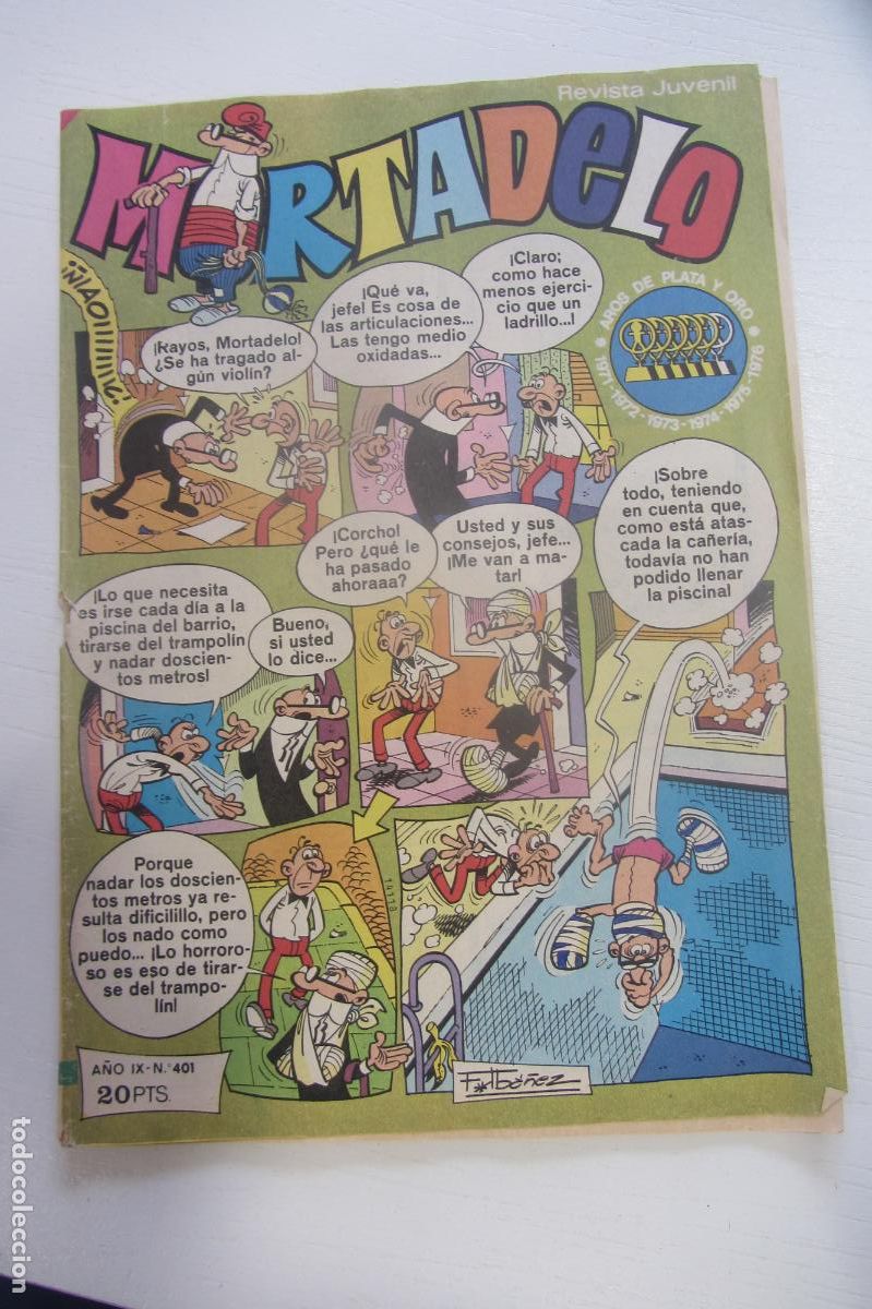 Tebeos: MORTADELO. N&ordm; 401 (CON EL CORSARIO DE HIERRO) BRUGUERA arx208