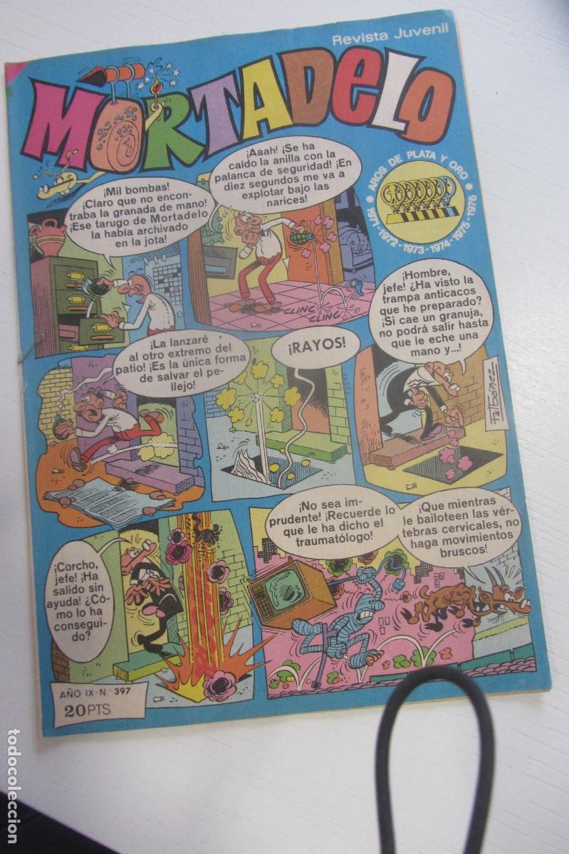 Tebeos: MORTADELO. N&ordm; 397 (CON EL CORSARIO DE HIERRO) BRUGUERA arx208