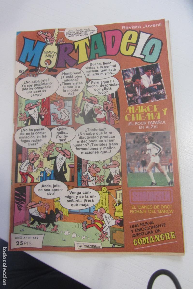 Tebeos: MORTADELO REVISTA SEMANAL N&ordm; 452 BRUGUERA arx208