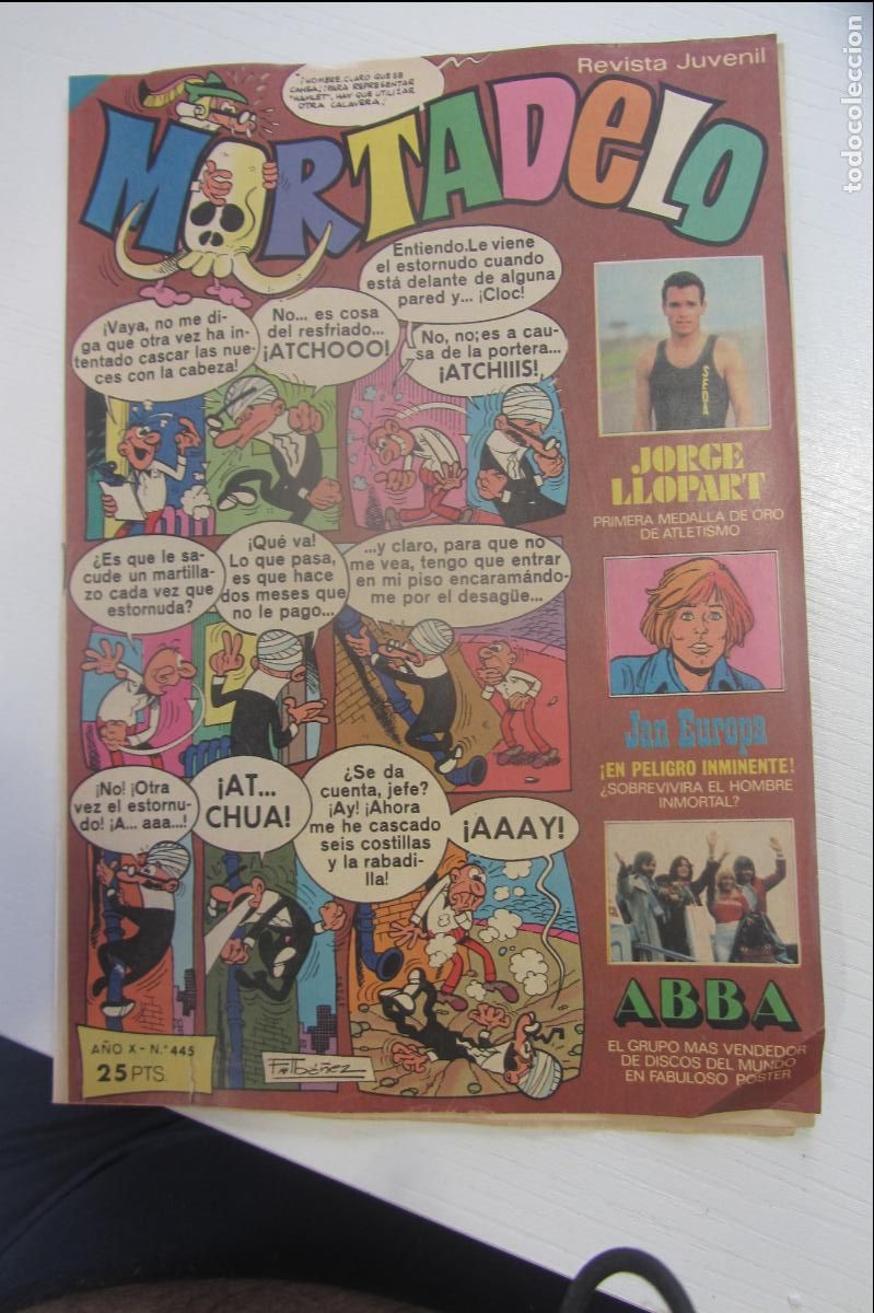 Tebeos: MORTADELO REVISTA SEMANAL N&ordm; 445 BRUGUERA arx208
