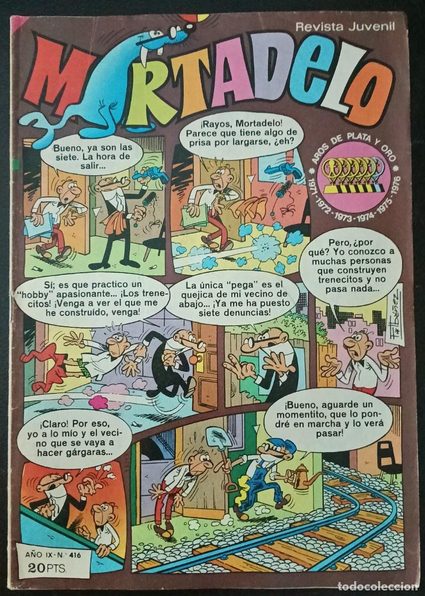 Tebeos: MORTADELO SEMANAL-BRUGUERA- N&ordm; 416 -13-NOVIEMBRE-1979-CORSARIO DE H.-BRUNO BRAZIL-SIR TIM-VEA-1805