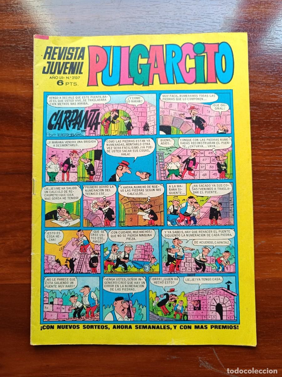 Tebeos: PULGARCITO NUMERO 2137 - BRUGUERA - VER FOTOS