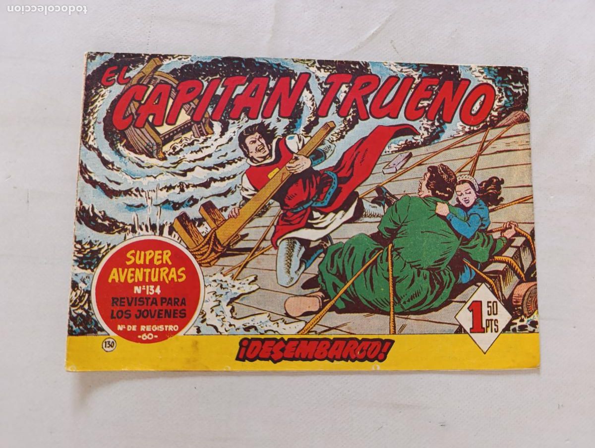 Tebeos: EL CAPITAN TRUENO N&ordm; 130 - BRUGUERA - ORIGINAL (HT)