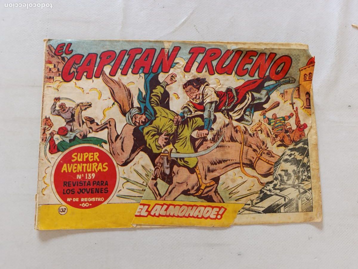 Tebeos: EL CAPITAN TRUENO N&ordm; 132 - BRUGUERA - ORIGINAL (HT)