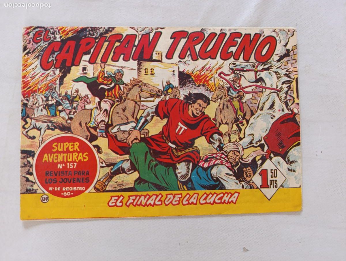 Tebeos: EL CAPITAN TRUENO N&ordm; 139 - BRUGUERA - ORIGINAL (HT)