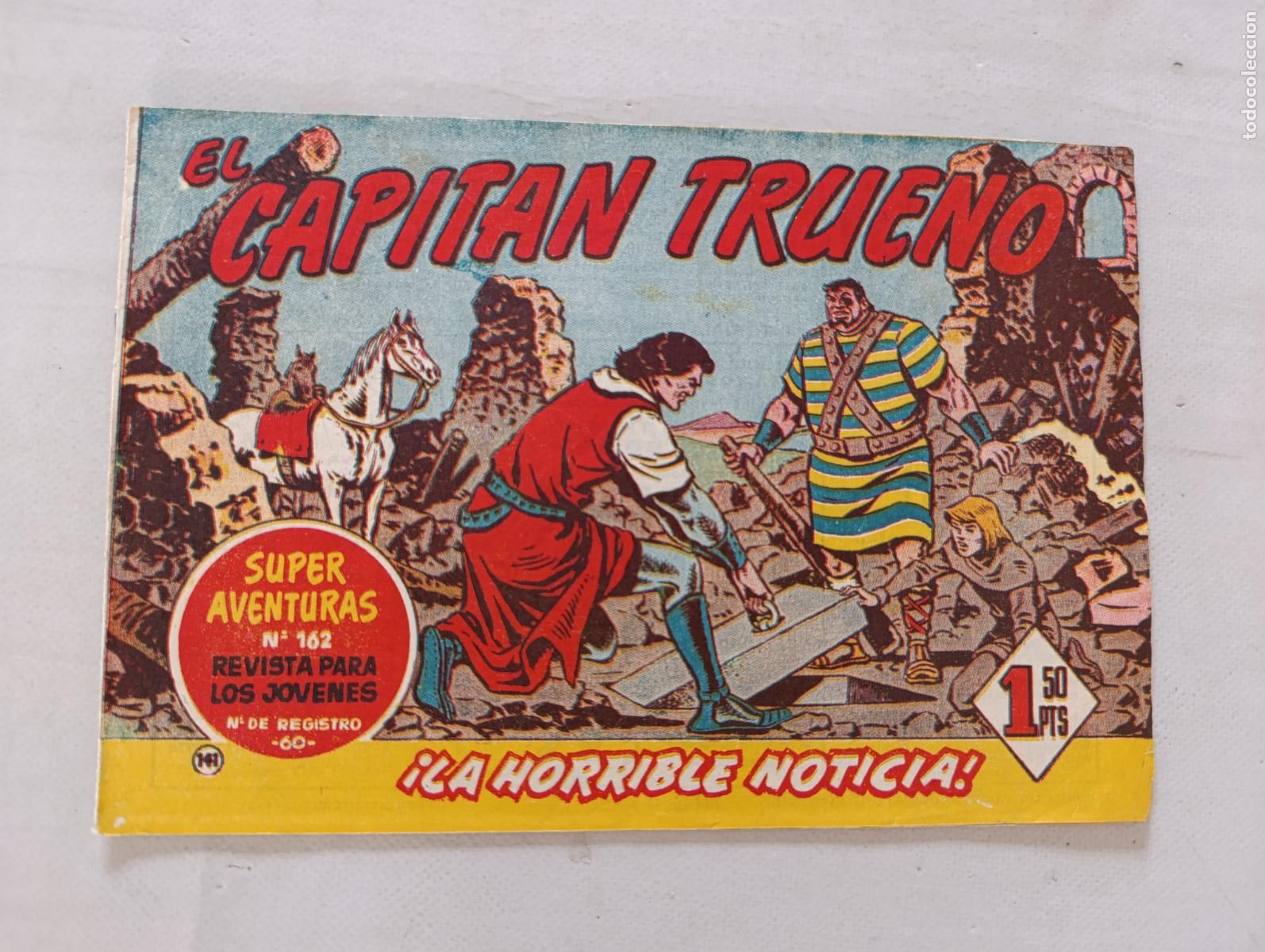 Tebeos: EL CAPITAN TRUENO N&ordm; 141 - BRUGUERA - ORIGINAL (HT)