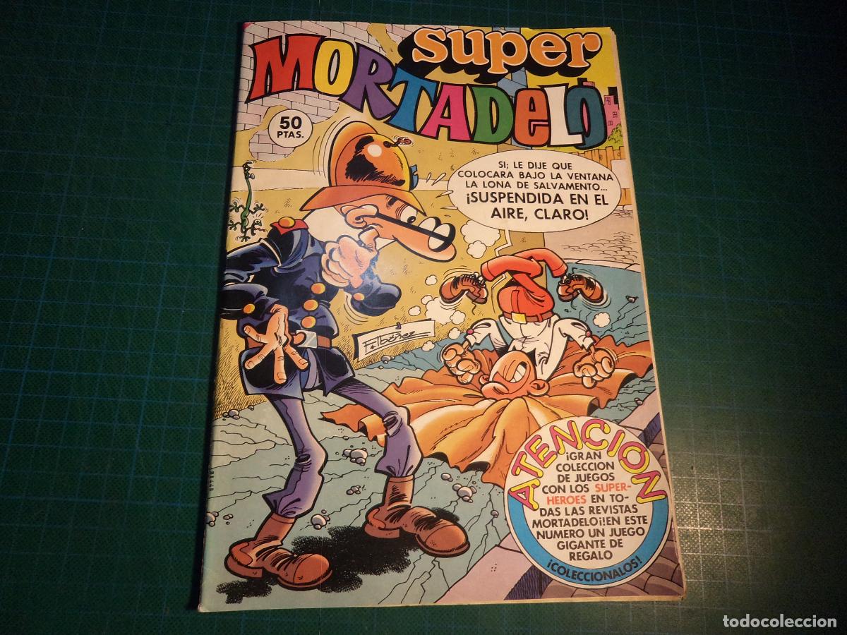 Tebeos: Super Mortadelo. N&ordm; 97. Bruguera. Contiene el juego de los Super Heroes. (Ref. 21-B)