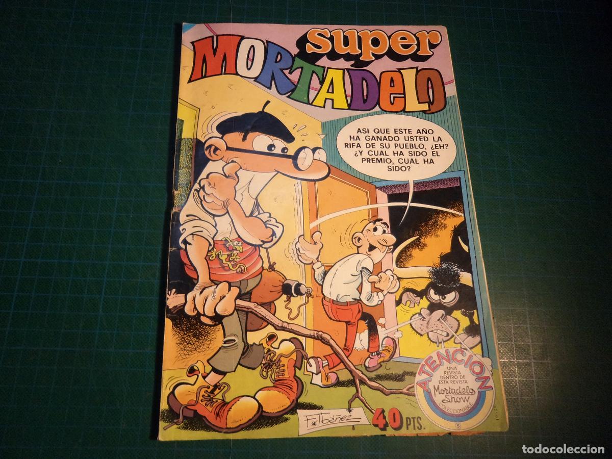 Tebeos: Super Mortadelo. N&ordm; 92. Bruguera. Con se&ntilde;ales de uso. (Ref. 21-B)