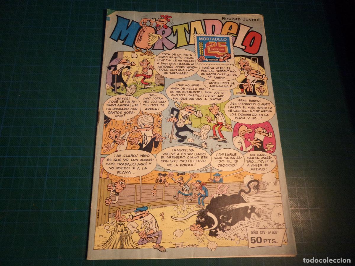 Tebeos: Mortadelo revista juvenil. N&ordm; 637. Bruguera.