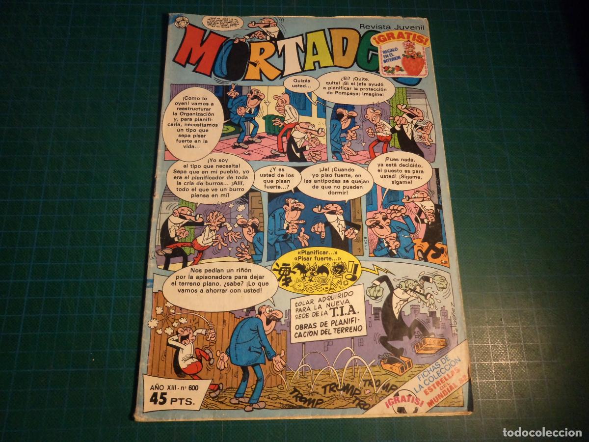 Tebeos: Mortadelo revista juvenil. N&ordm; 600. Bruguera.