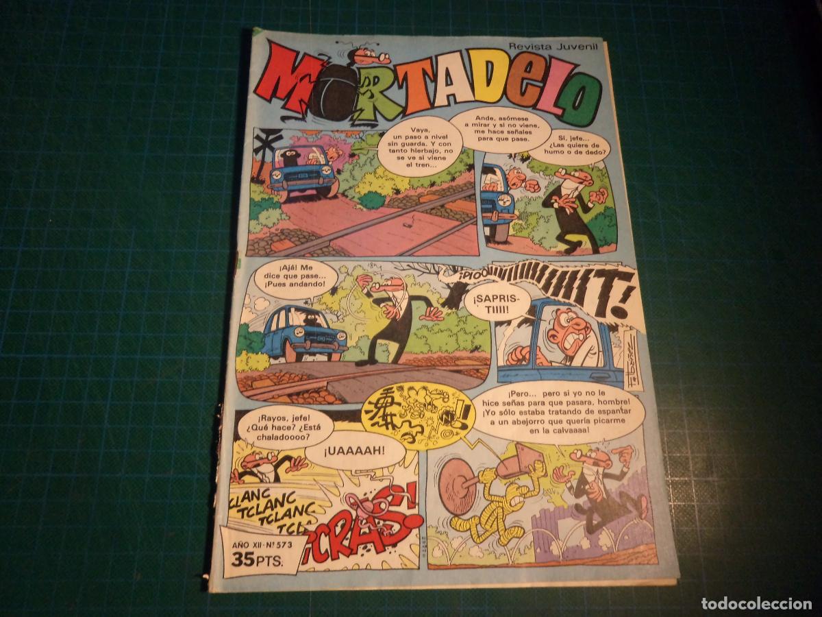 Tebeos: Mortadelo revista juvenil. N&ordm; 573. Bruguera.
