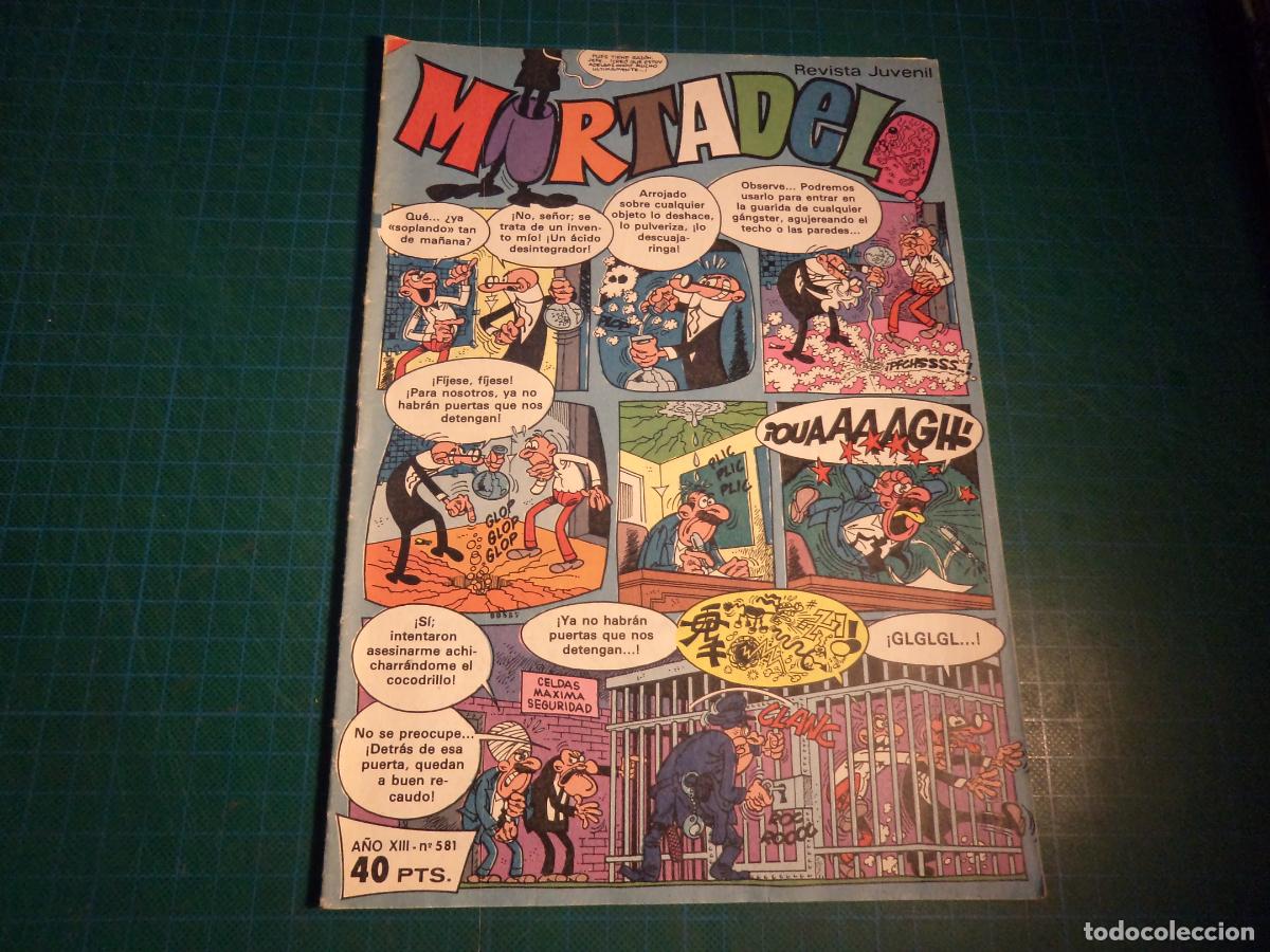 Tebeos: Mortadelo revista juvenil. N&ordm; 581. Bruguera.
