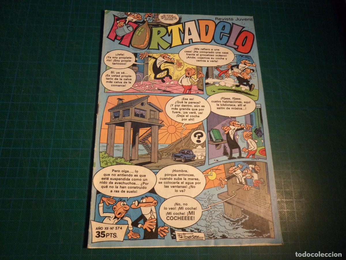 Tebeos: Mortadelo revista juvenil. N&ordm; 574. Bruguera.