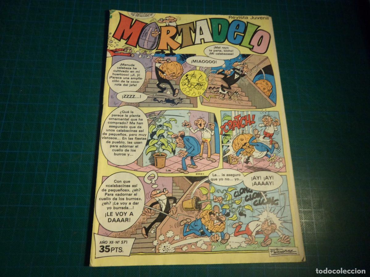 Tebeos: Mortadelo revista juvenil. N&ordm; 571. Bruguera.